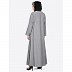 Denim executive coat Abaya